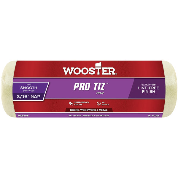 Wooster Pro Tiz 9 In. x 3/16 In. Foam Roller Cover
