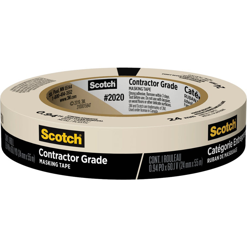 Scotch 0.94 In. x 60.1 Yd. Contractor Grade Masking Tape