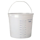 Leaktite 10 Qt. Clear Plastic Pail with Measuring Increments