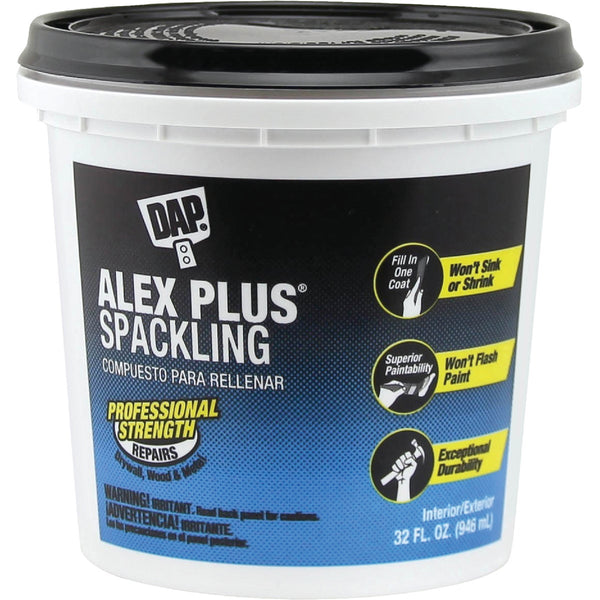 DAP ALEX PLUS 32 Oz. Professional Latex Spackling