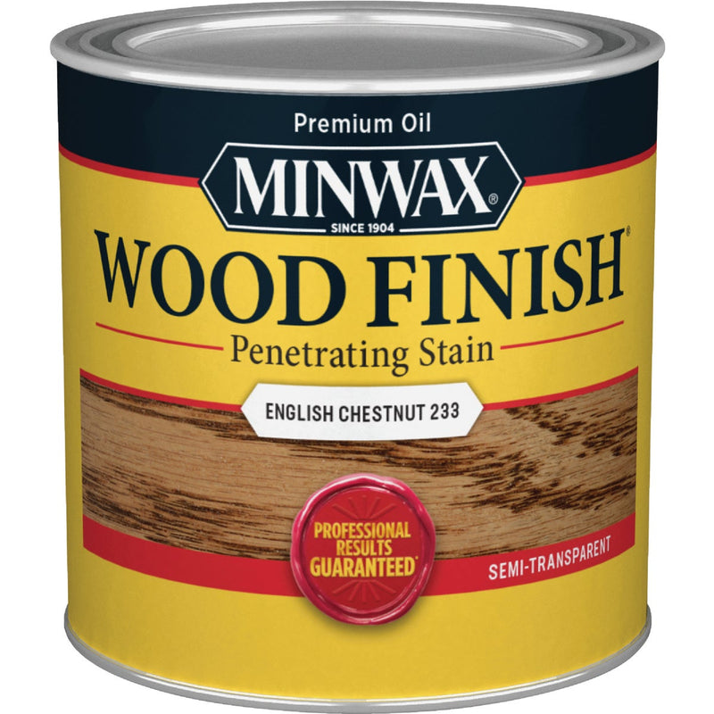 Minwax Wood Finish Penetrating Stain, English Chestnut, 1/2 Pt.