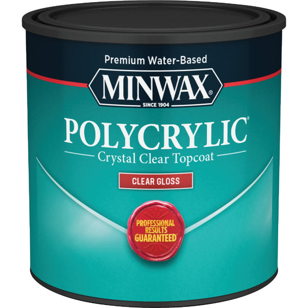 Minwax Polycrylic 1/2 Pt. Gloss Water Based Protective Finish