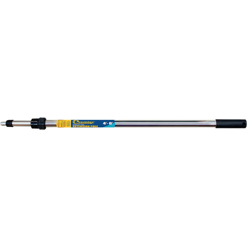 Premier 4 Ft. To 8 Ft. Telescoping Stainless Steel External Twist Extension Pole