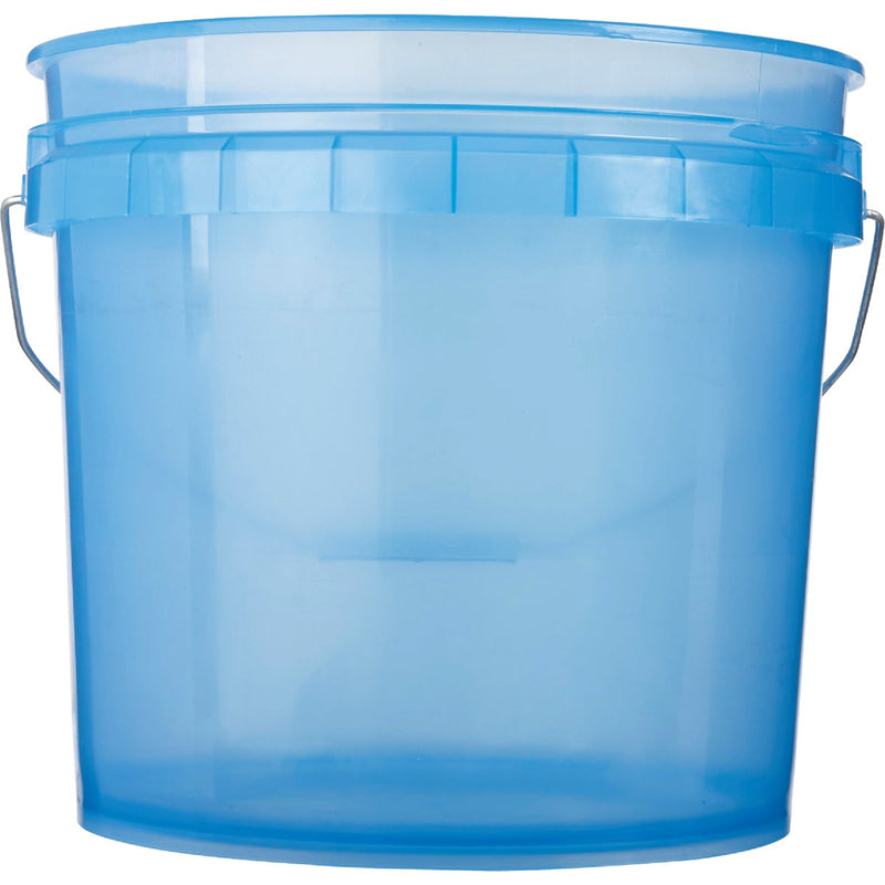 Leaktite 3.5 Gal. Blue Translucent Pail