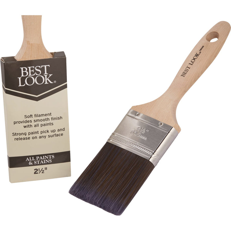 Best Look 2.5 In. Flat Polyester Paint Brush