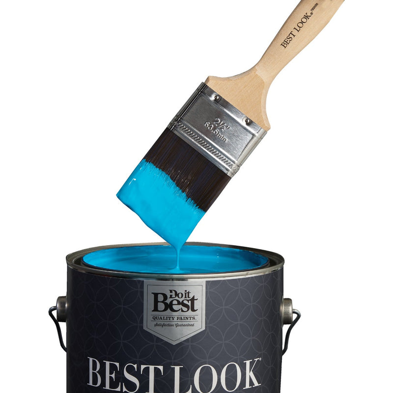 Best Look 2.5 In. Flat Polyester Paint Brush