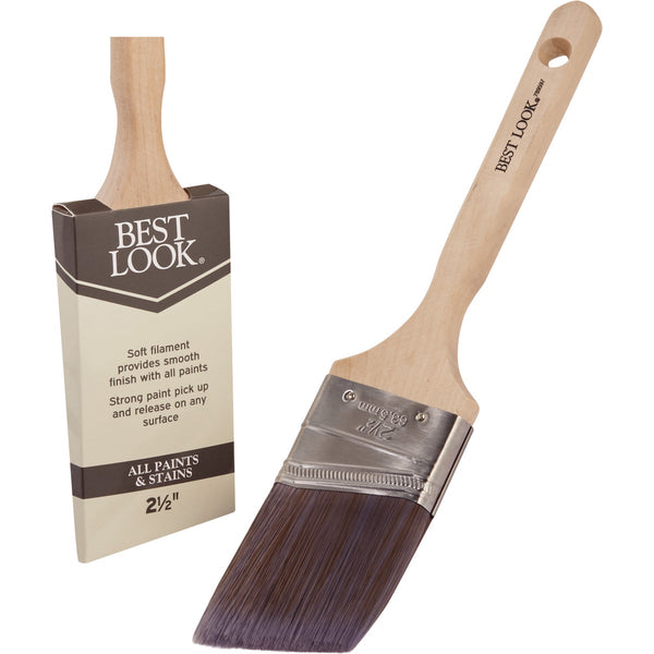 Best Look 2.5 In. Angle Polyester Paint Brush