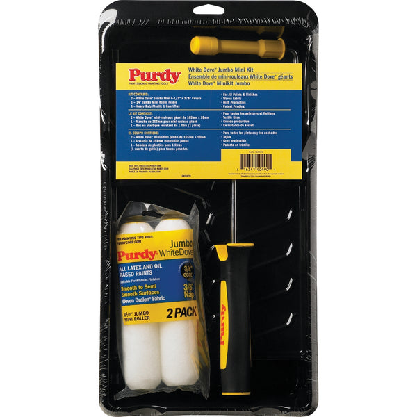 Purdy White Dove 6.5 In. x 3/8 In. Jumbo Mini Trim Roller Kit (4 Piece)