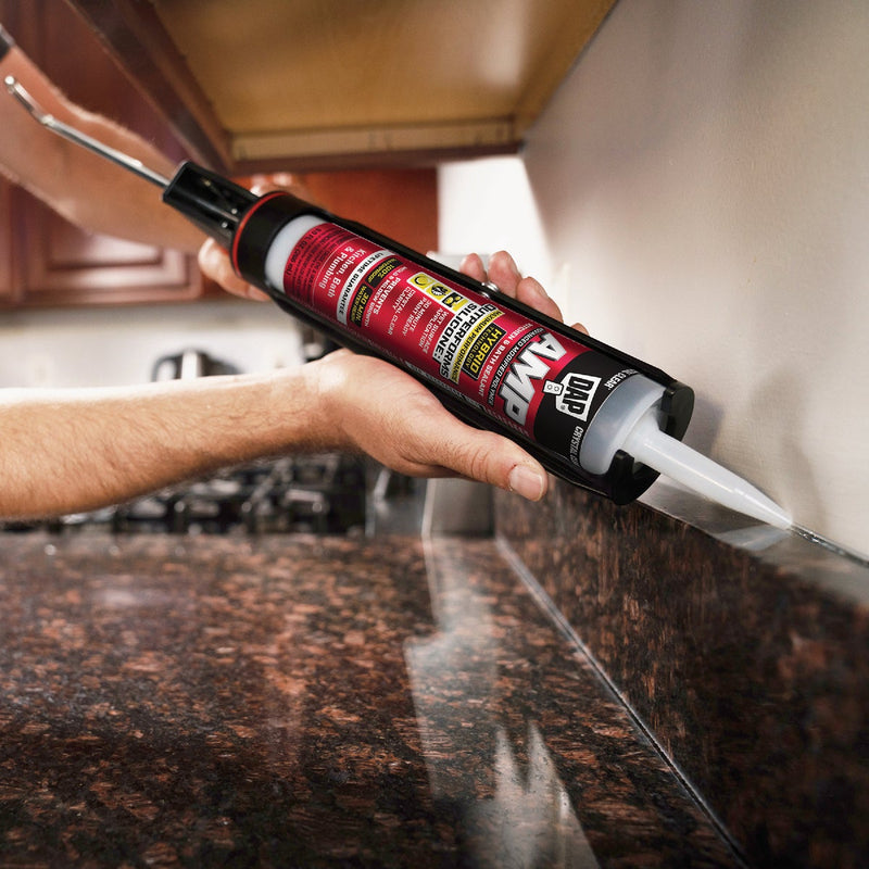 DAP AMP 9 Oz. Advanced Modified Polymer
Kitchen, Bath & Plumbing Sealant, Crystal Clear