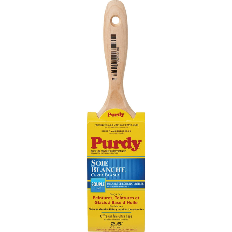 Purdy White Bristle Sprig 2-1/2 In. Flat Trim Paint Brush