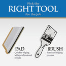 Linzer Pro Edge 3 In. x 5.5 In. Foam Handle Disposable Pad Painter