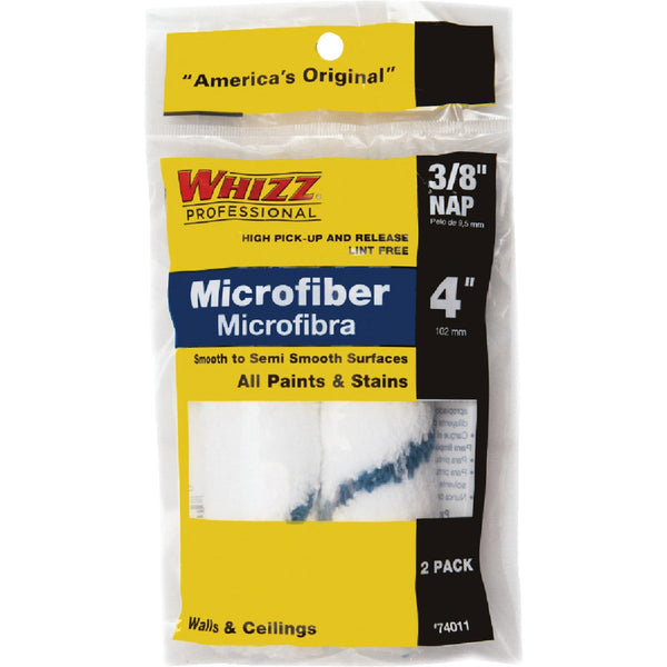 Whizz Xtra Sorb 4 In. x 3/8 In. Microfiber Roller Cover (2-Pack)