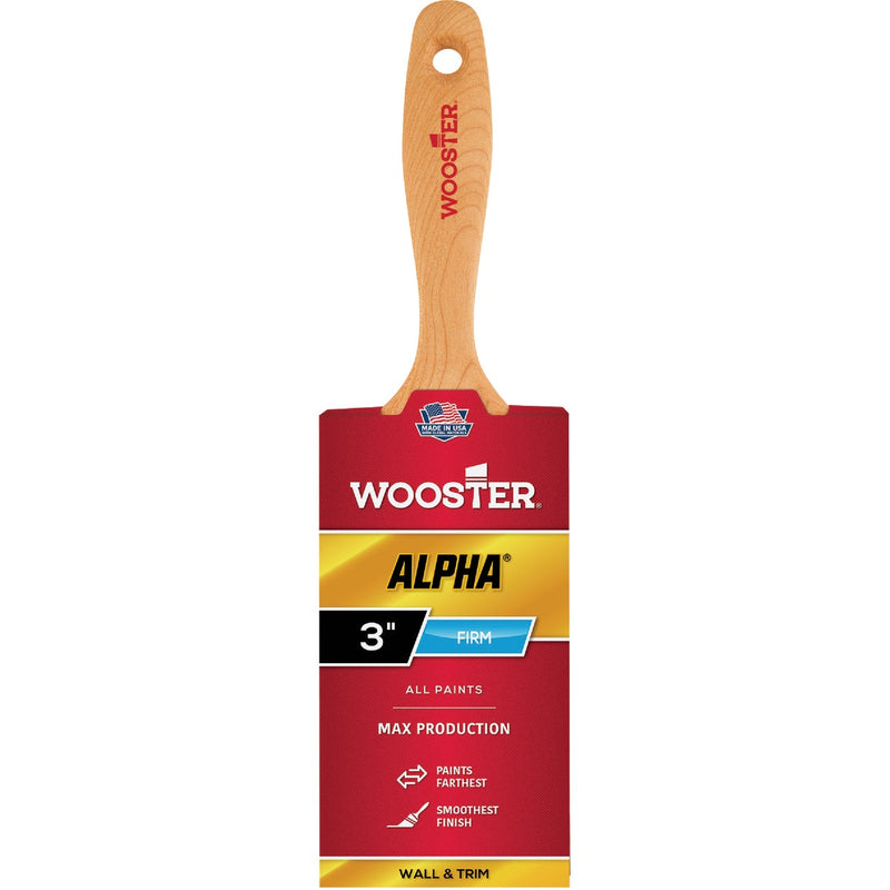 Wooster Alpha 3 In. Firm Flat Varnish Paint Brush