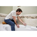 GE Advanced Silicone Kitchen & Bath Sealant, Clear, 2.8  Oz. Tube