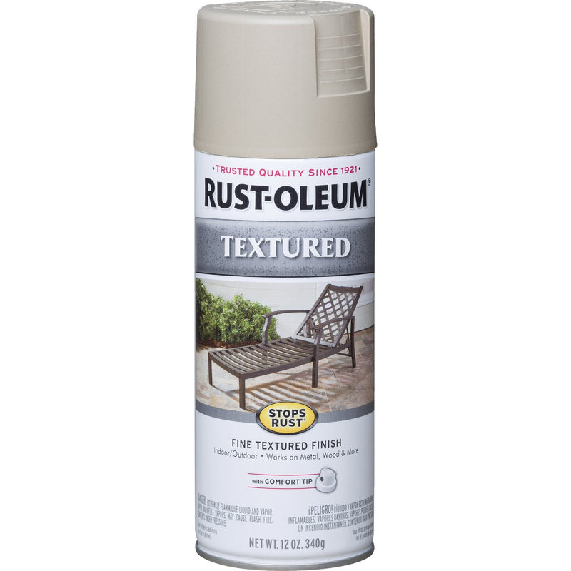 Rust-Oleum Stops Rust 12 Oz. Textured Finish Spray Paint, Sandstone