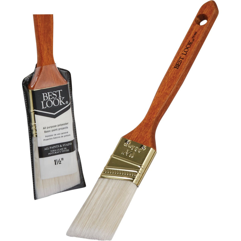 Best Look General Purpose 1.5 In. Angle Polyester Paint Brush