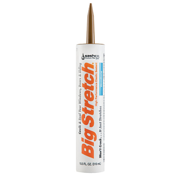 Sashco Big Stretch 10.5 Oz. Acrylic Elastomeric Caulk, Woodtone