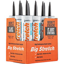 Sashco Big Stretch 10.5 Oz. Acrylic Elastomeric Caulk, Black