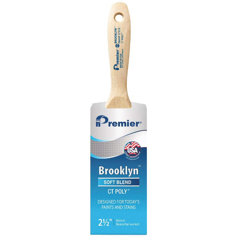 Brooklyn 2-1/2 In. CT Poly Beavertail Varnish Brush