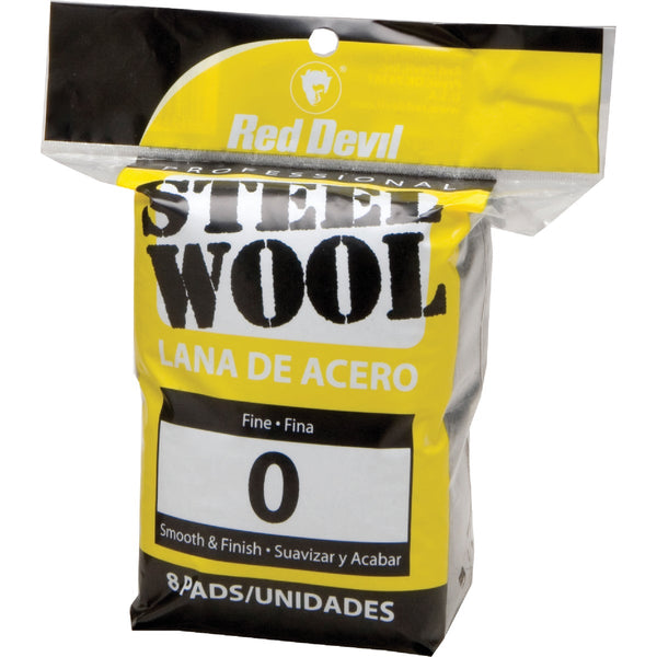 Red Devil #0 Steel Wool (8-Pack)