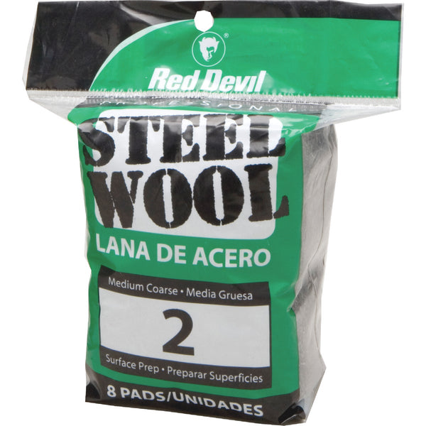 Red Devil #2 Steel Wool (8-Pack)