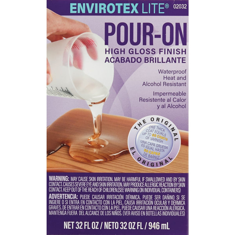 Envirotex Lite Pour-On 32 Oz. High Gloss Finish