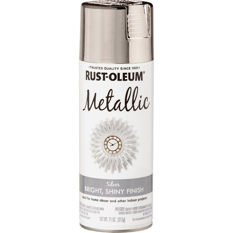 Rust-Oleum Specialty 11 Oz. Metallic Satin Spray Paint, Silver