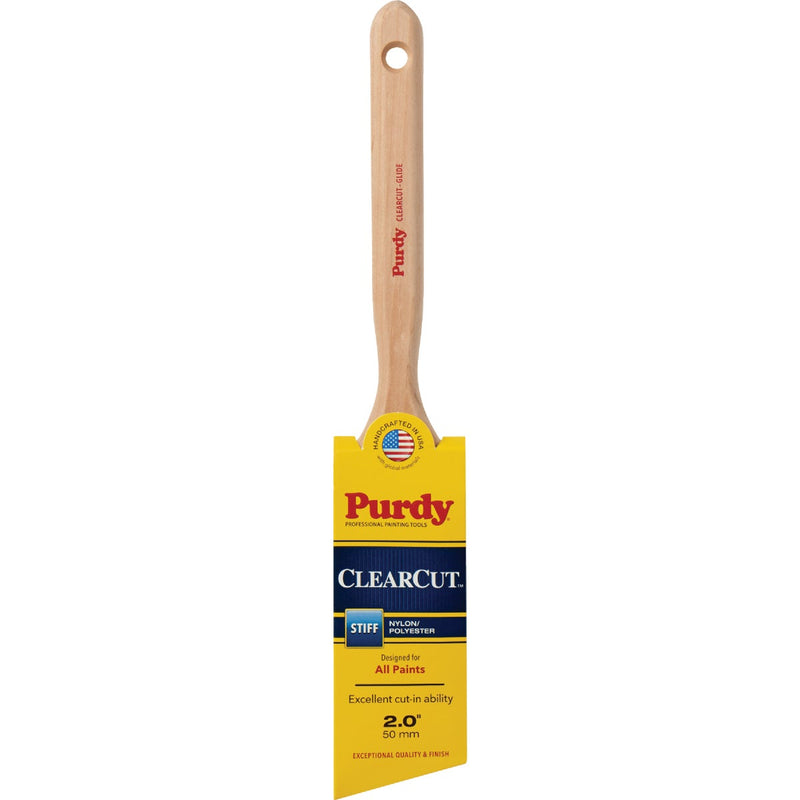 Purdy Clearcut Glide 2 In. Angular Trim Stiff Paint Brush