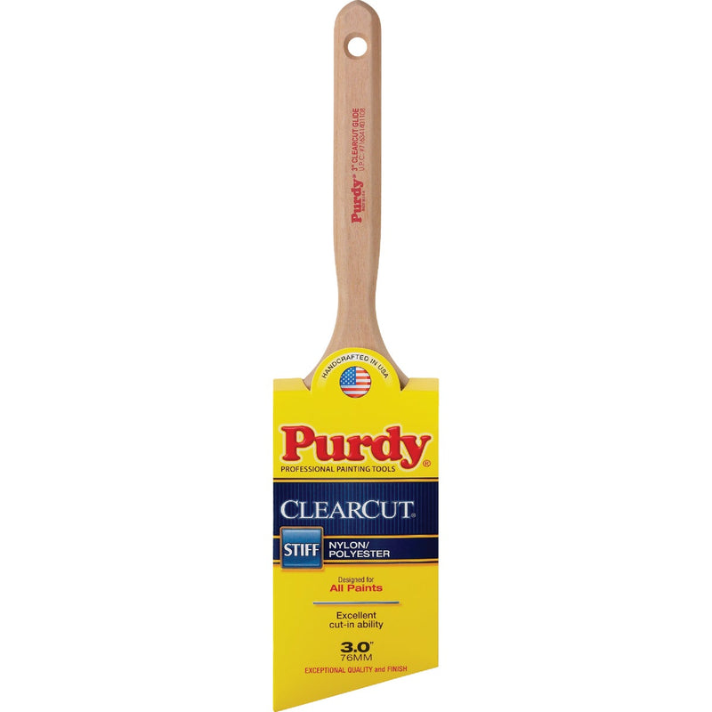 Purdy Clearcut Glide 3 In. Angular Wall Stiff Paint Brush