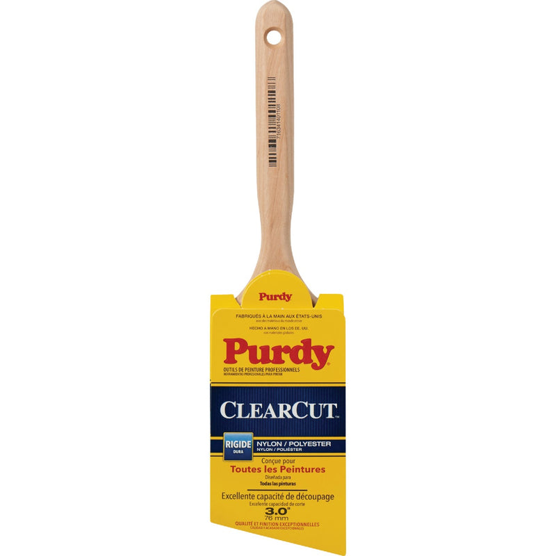 Purdy Clearcut Glide 3 In. Angular Wall Stiff Paint Brush