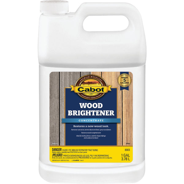 Cabot Problem-Solver 1 Gal. House & Deck Wood Brightener Concentrate, 8003