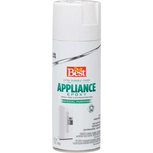 Do it Best Gloss White 12 Oz. Appliance Spray Paint