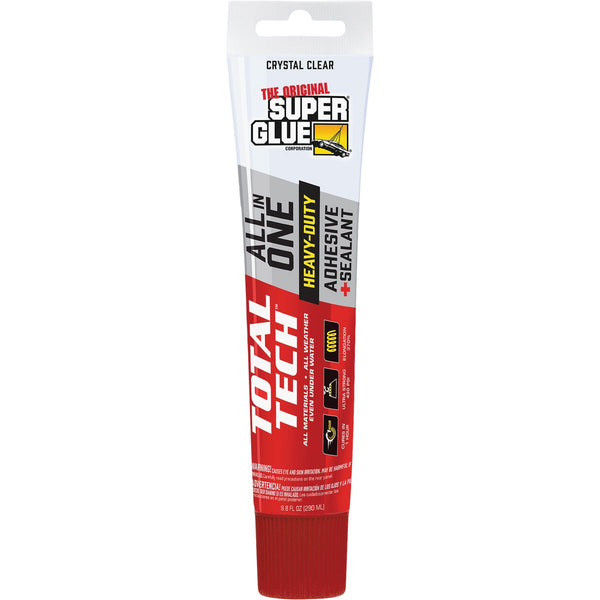 Super Glue Total Tech 4.2 Oz. Clear Construction Adhesive & Sealant