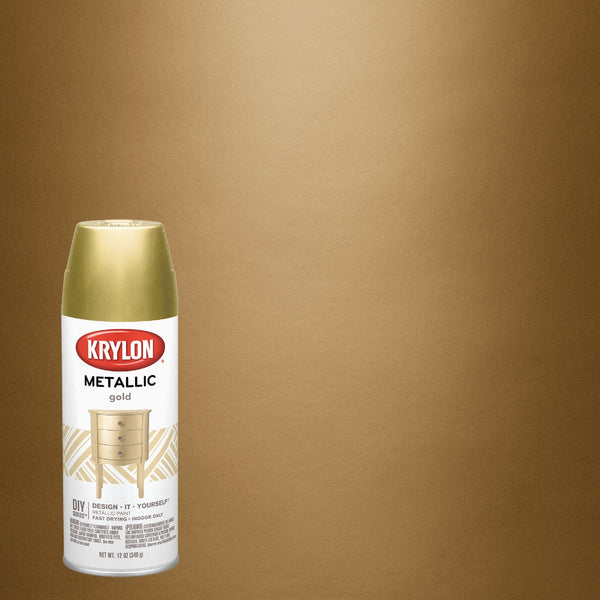 Krylon 11 Oz. Metallic Gloss General Purpose Spray Paint, Gold