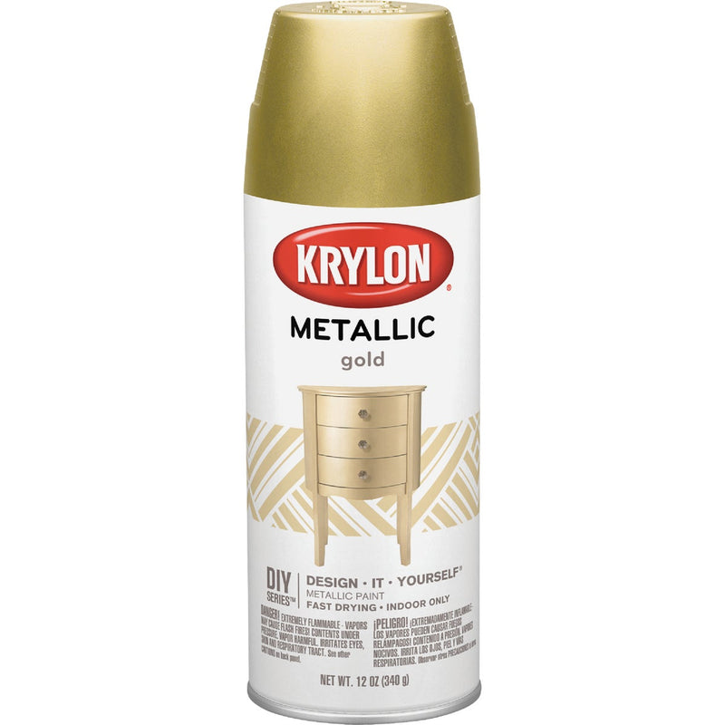 Krylon 11 Oz. Metallic Gloss General Purpose Spray Paint, Gold