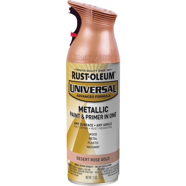 Rust-Oleum Universal 12 Oz. Metallic Desert Rose Gold Paint