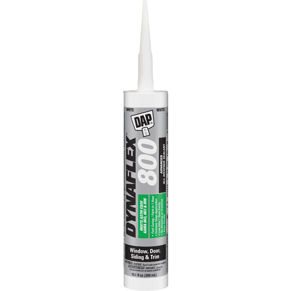 DAP Dynaflex 800 10.1 Oz. Advanced Window, Door, Siding, & Trim Polymer Sealant - White