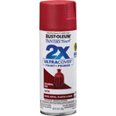 Rust-Oleum Painter's Touch 2X Ultra Cover 12 Oz. Satin Paint + Primer Spray Paint, Colonial Red