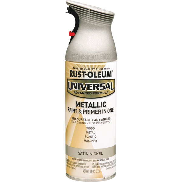 Rust-Oleum Universal 11 Oz. Metallic Satin Nickel Paint