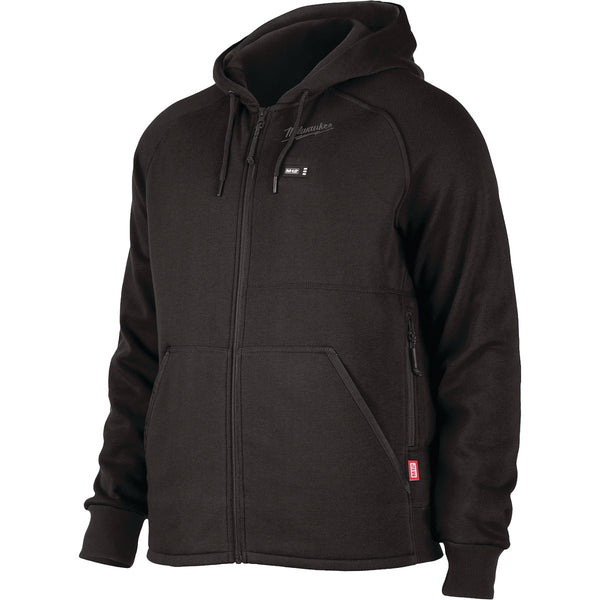 Milwaukee M12 Men's Black Cordless Heated Hoodie Kit, XL