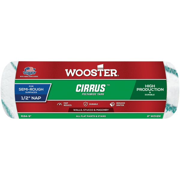 Wooster Cirrus 9 In. x I/2 In. Woven Fabric Roller Cover