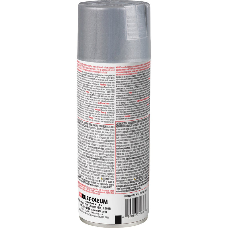 Rust-Oleum Silver Flat 12 Oz. High Heat Spray Paint