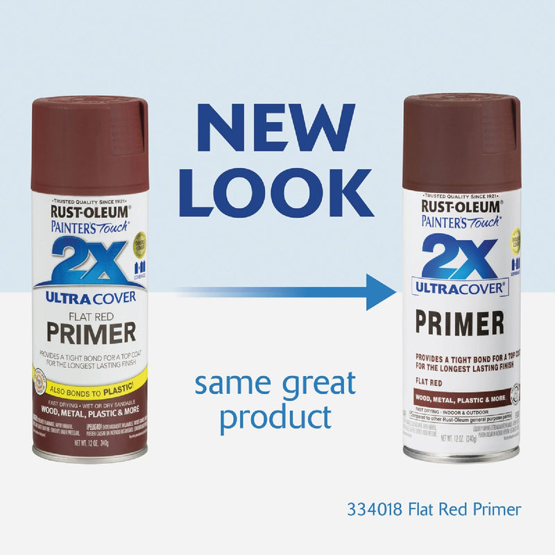 Rust-Oleum Painter's Touch 2X Ultra Cover Flat Red Spray Paint Primer