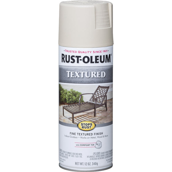 Rust-Oleum Stops Rust 12 Oz. Textured Finish Spray Paint, White