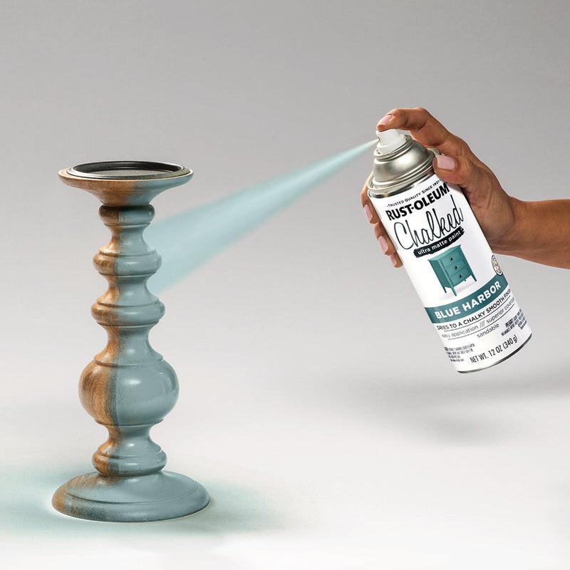 Rust-Oleum Chalked 12 Oz. Ultra Matte Spray Paint, Blue Harbor