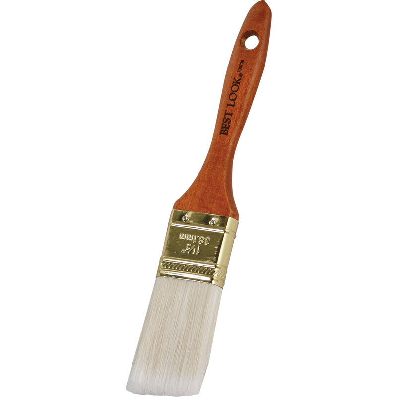 Best Look General Purpose 1.5 In. Flat Polyester Paint Brush
