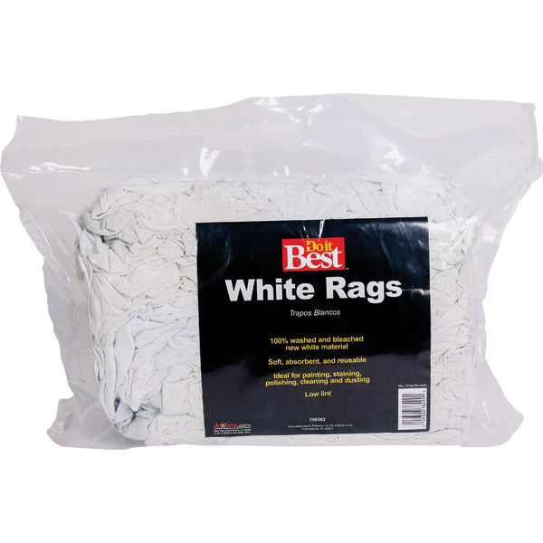 Do it Best White Knit Painter's Rags (4 Lb.)