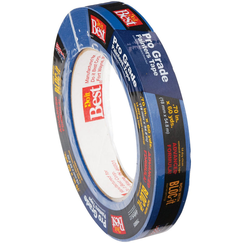 Do it Best Pro Grade 0.70 In. x 60 Yd. Blue Painter's Masking Tape