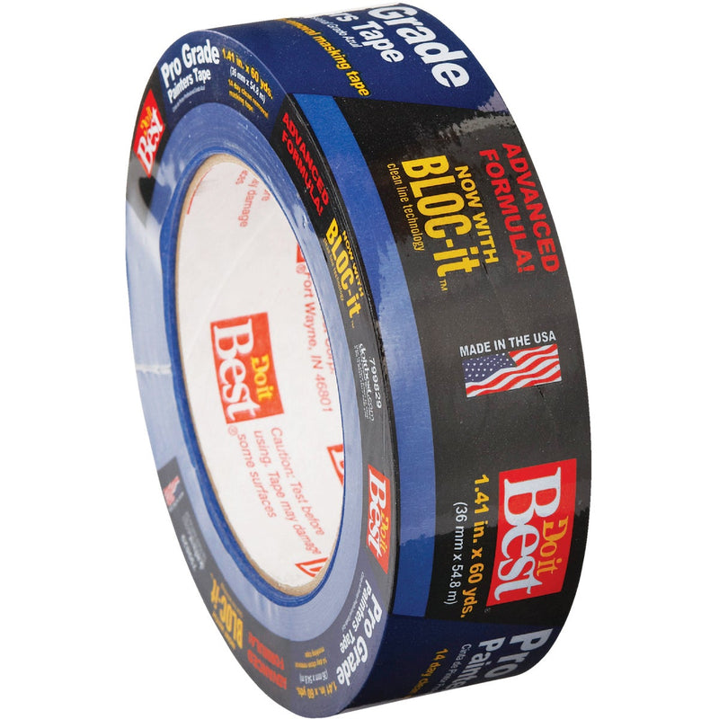 Do it Best Pro Grade 1.41 In. x 60 Yd. Blue Painter's Masking Tape