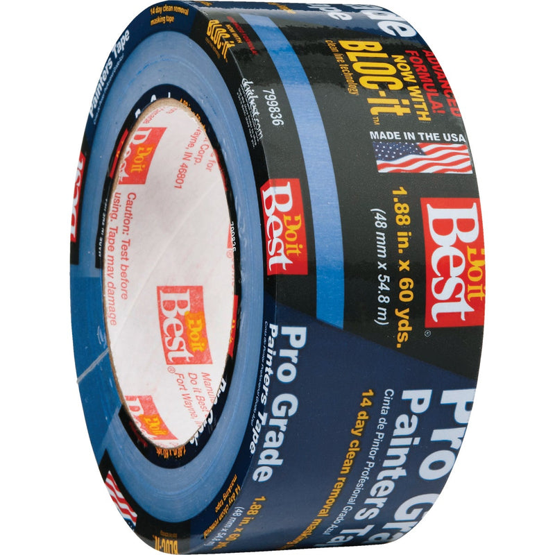 Do it Best Pro Grade 1.88 In. x 60 Yd. Blue Painter's Masking Tape